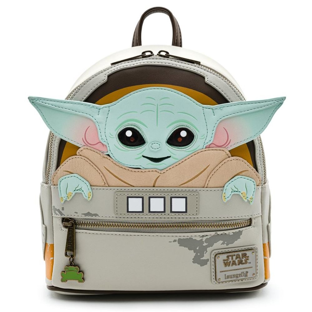 Star Wars The Mandalorian "The Child" In Cradle Mini Backpack